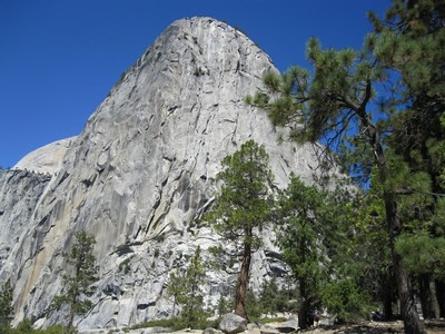 Towering granite