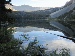 Purple Lake at sunrise