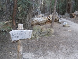 Edison Lake Trail junction