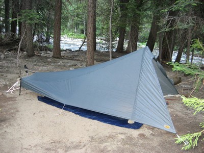 Tarptent Contrail in Upper Paradise Valley in SEKI Tarptent Contrail