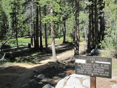 Evolution Creek crossing