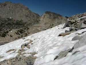 Snow on the trail